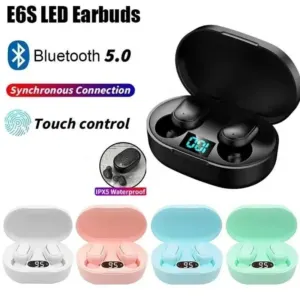 Bluetooth Earphones with Mic TWS E6S Wireless Headset